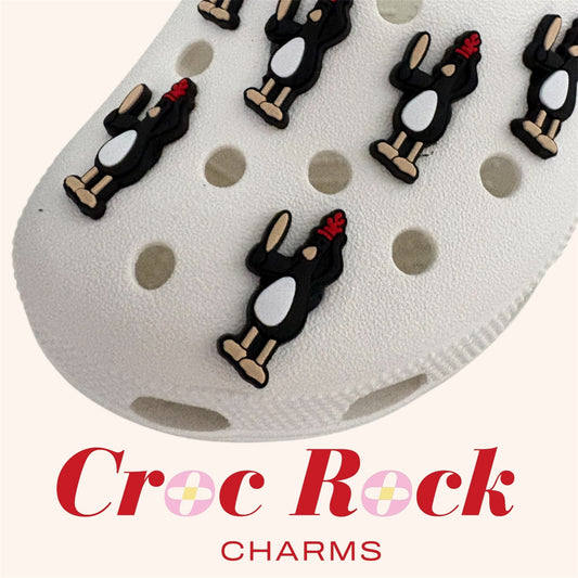 Feathers McGraw Croc Charm - Wallace & Gromit penguin villain character charm for Crocs shoes