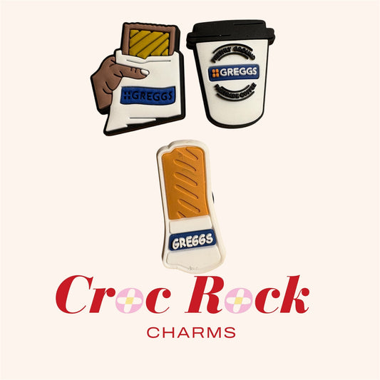 Greggs Croc Charms