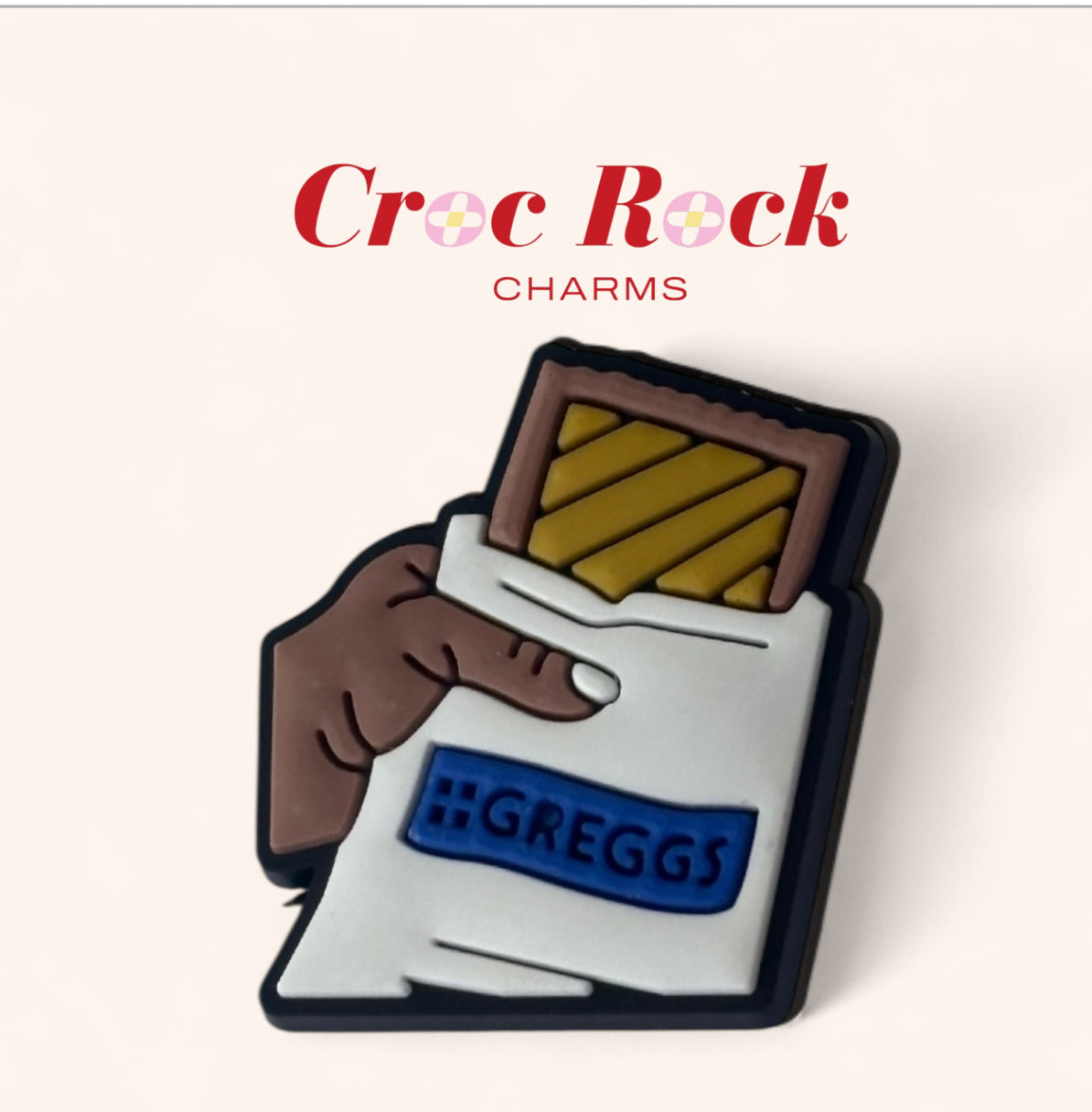 Greggs Steak Bake Shoe Charm