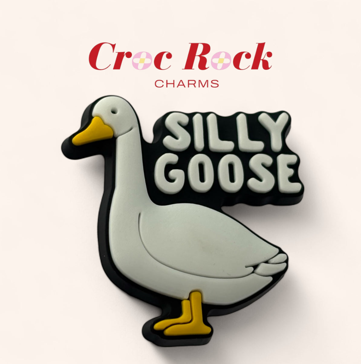 Silly Goose Croc Charm