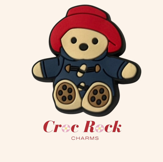 Sitting Paddington Bear Croc Charm