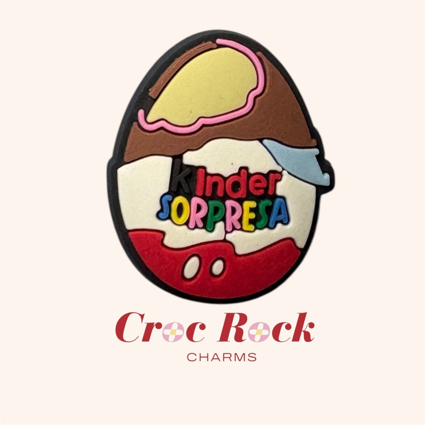 Kinder Egg Croc Charm