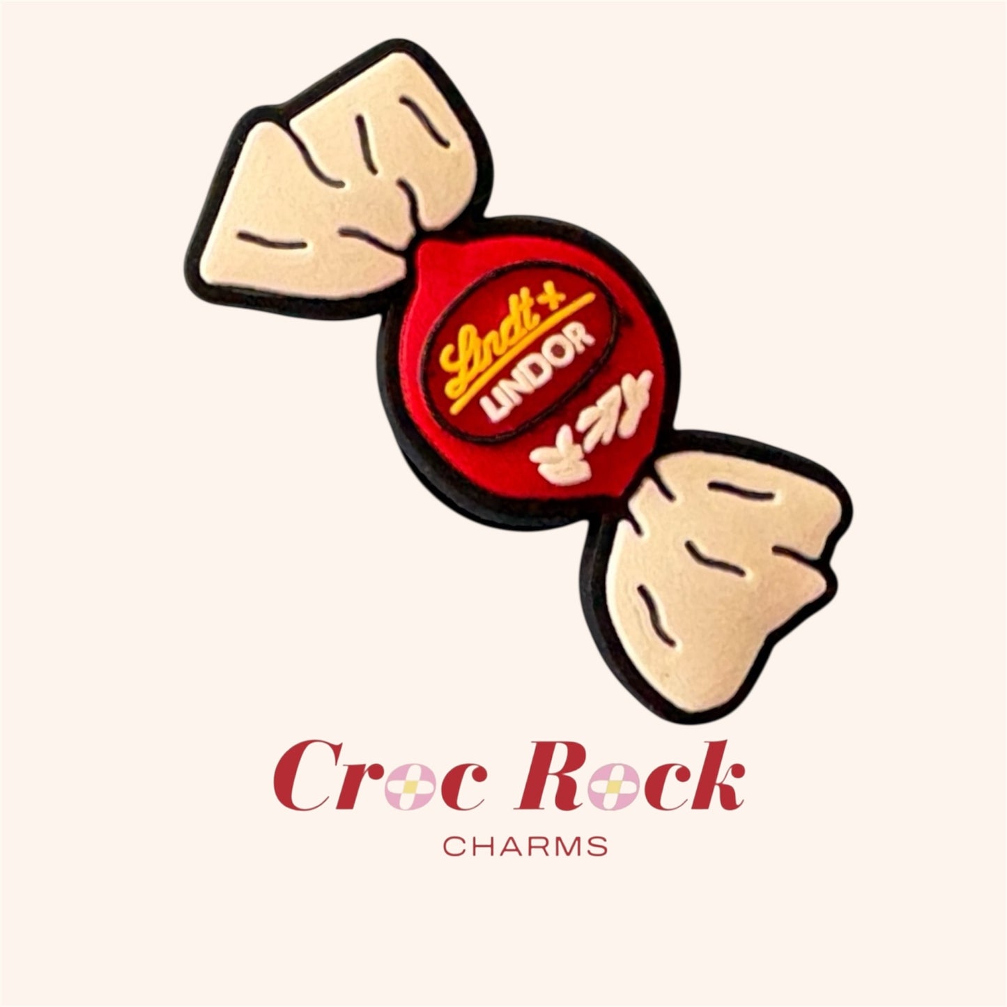 Lindt Lindor Inspired Chocolate Truffle Croc Charm