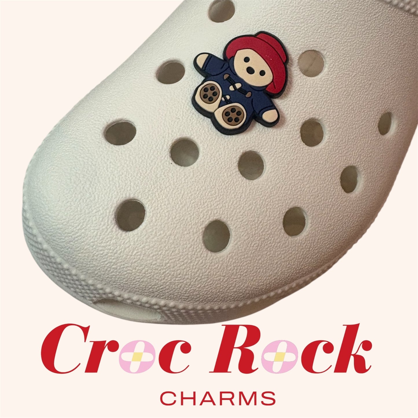 Paddington Bear - Sitting Croc Charm