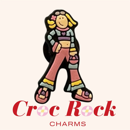 Groovy Chic Girl Croc Charm