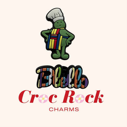 Tiny Chef Show Croc Charms