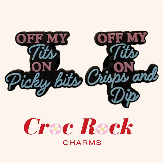 Off My Tits Croc Charms